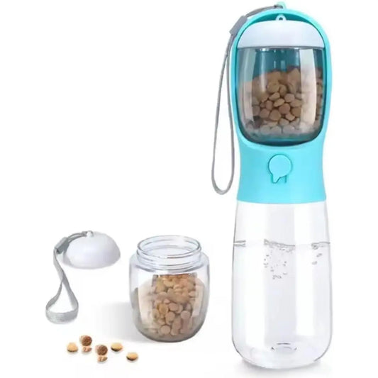 Portable Leak-Proof Water Dispenser for Pets - 19 Oz Travel Bottle for Dogs and Cats
