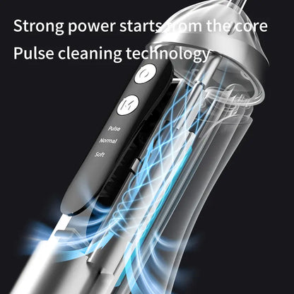 Elevate Your Oral Care with the DILIEN Cordless Portable Dental Water Flosser - Rechargeable Irrigator for Optimal Gum Health and Brilliant Teeth Whitening