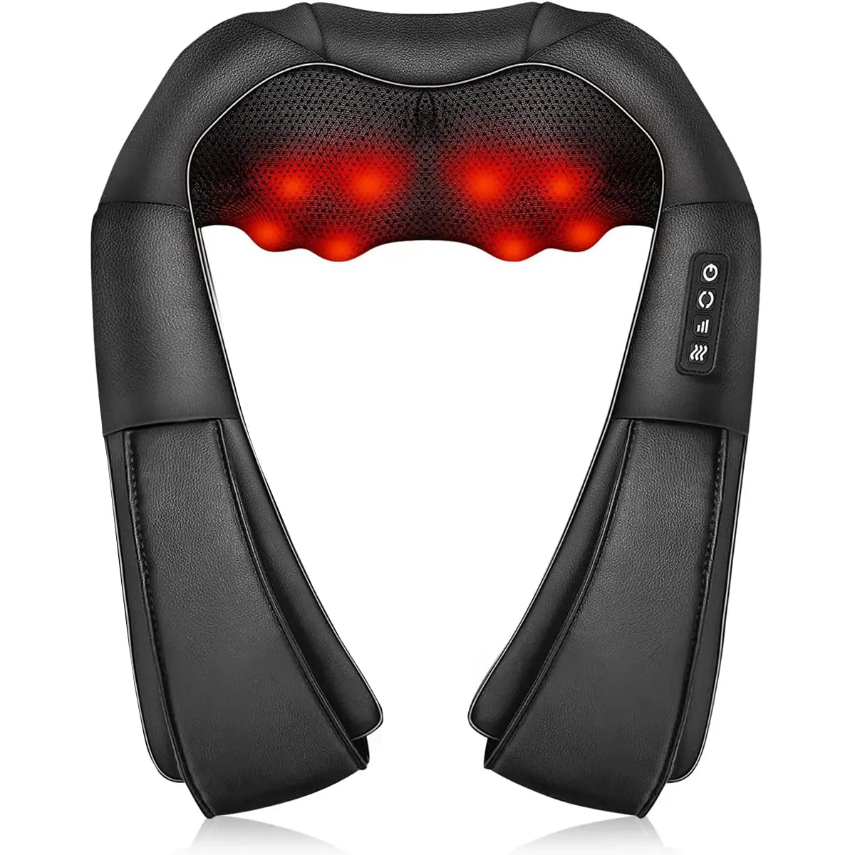 Electric Deep Tissue 3D Kneading Massage Pillow with Heat for Back, Neck, Shoulders, Legs, and Feet - Ideal Relaxation Gift for Men and Women