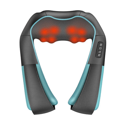 Electric Deep Tissue 3D Kneading Massage Pillow with Heat for Back, Neck, Shoulders, Legs, and Feet - Ideal Relaxation Gift for Men and Women