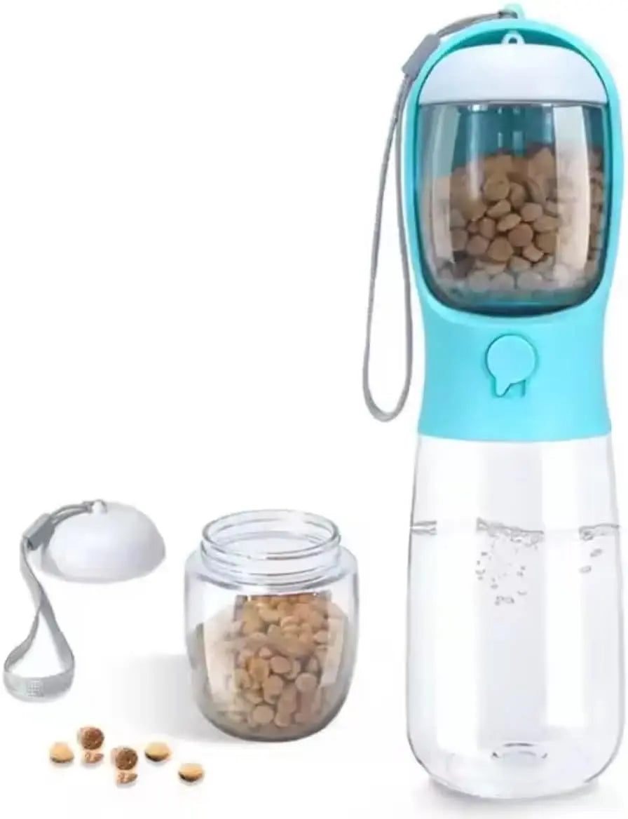 Portable Leak-Proof Water Dispenser for Pets - 19 Oz Travel Bottle for Dogs and Cats