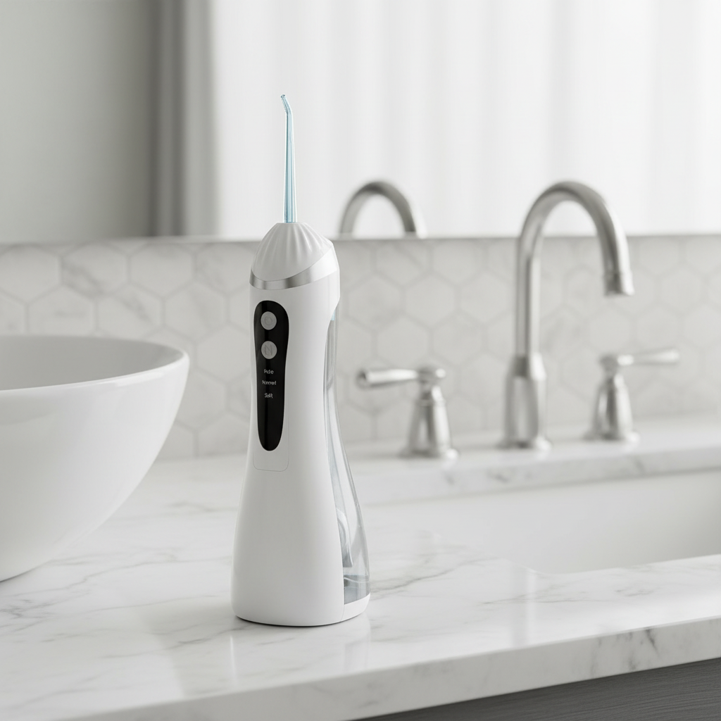 DILIEN Cordless Portable Dental Water Flosser - Rechargeable Irrigator for Optimal Gum Health and Brilliant Teeth Whitening