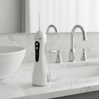 DILIEN Cordless Portable Dental Water Flosser - Rechargeable Irrigator for Optimal Gum Health and Brilliant Teeth Whitening