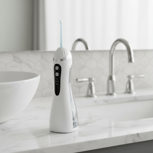 DILIEN Cordless Portable Dental Water Flosser - Rechargeable Irrigator for Optimal Gum Health and Brilliant Teeth Whitening