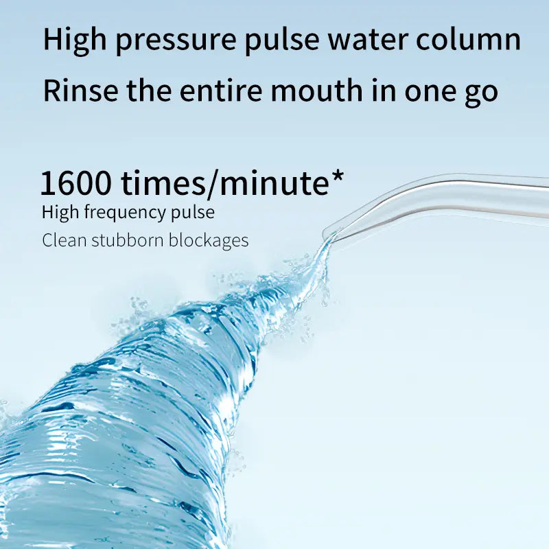 Elevate Your Oral Care with the DILIEN Cordless Portable Dental Water Flosser - Rechargeable Irrigator for Optimal Gum Health and Brilliant Teeth Whitening