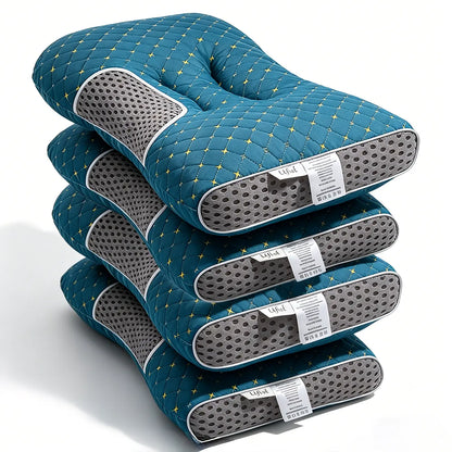 Revolutionize Your Sleep with the Ergonomic Cervical Pillow 2 Pack - Perfect for Side, Back, and Stomach Sleepers!