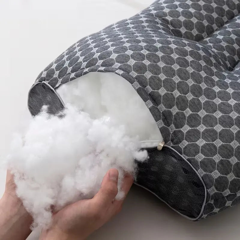 Revolutionize Your Sleep with the Ergonomic Cervical Pillow 2 Pack - Perfect for Side, Back, and Stomach Sleepers!