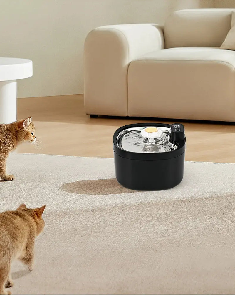 Automatic Pet Water Feeder, 2.6L Electric Pet Water Dispenser for Cats and Dogs, Modern Design, Easy to Use, Automatic Water Feeder