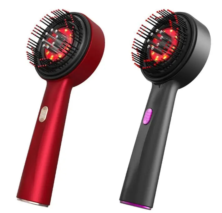 Revitalize Your Hair with the Electric Scalp Massager Comb - Portable Red & Near-Infrared Light Therapy Device for Ultimate Scalp Care and Hair Growth