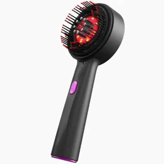Revitalize Your Hair with the Electric Scalp Massager Comb - Portable Red & Near-Infrared Light Therapy Device for Ultimate Scalp Care and Hair Growth