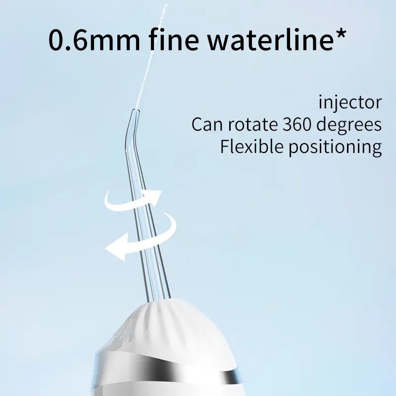 Elevate Your Oral Care with the DILIEN Cordless Portable Dental Water Flosser - Rechargeable Irrigator for Optimal Gum Health and Brilliant Teeth Whitening