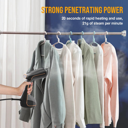 Steamer for Clothes 1200W,  Portable Clothes Steamer for Home, Travel, 320Ml Water Tank