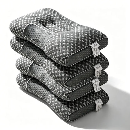 Revolutionize Your Sleep with the Ergonomic Cervical Pillow 2 Pack - Perfect for Side, Back, and Stomach Sleepers!